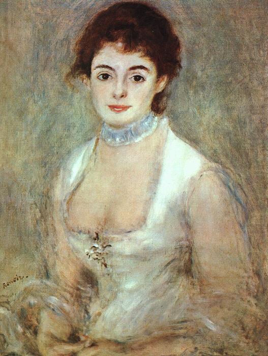 Pierre Renoir Portrait of Madame Henriot